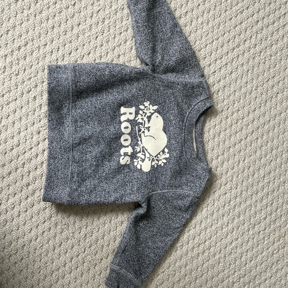 Roots Gray Sweatshirt Casual Pullover